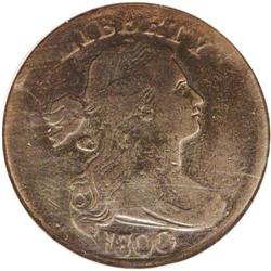 1800/1798 1C First Hair Style--Scratched--NCS. VF Deta 