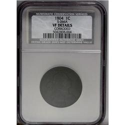 1804 1C --Corroded--NCS. VF Details. S-266A, B-1, R.2. 