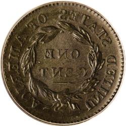 (1808-1839) 1C Large Cent--Full First Strike Brockage 