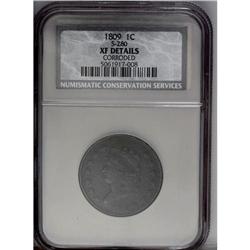 1809 1C --Corroded--NCS. XF Details. Light corrosion sp 
