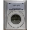 1824 1C AU58 PCGS. N-4, High R.2. Noyes Die State D. S 