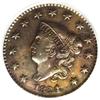 1824/2 1C AU55 PCGS. N-1, High R.1. This chocolate-bro 