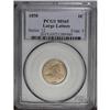 Image 3 : 1858 1C Large Letters MS65 PCGS. High Leaves Reverse, 