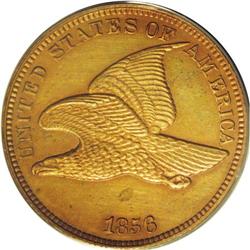 1856 1C PR63 PCGS. Snow-3. While these dies are known 