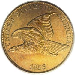 1856 1C PR64 PCGS. Snow-9. The strike is exquisite, an 