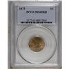 Image 1 : 1875 1C MS65 Red and Brown PCGS. The rich copper-orang 