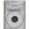 Image 1 : 1877 1C Fine 15 PCGS. The chocolate-brown surfaces hav 