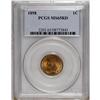 Image 1 : 1898 1C MS65 Red PCGS. A lovely, refreshingly carbon-f 