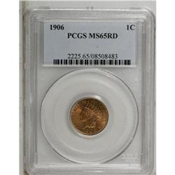 1906 1C MS65 Red PCGS. Gold and orange are the primary 