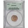 Image 1 : 1907 1C MS66 Red PCGS. This lustrous honey-gold Premiu 