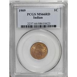 1909 1C MS66 Red PCGS. Solidly struck and well-preserv 
