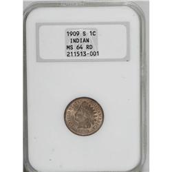 1909-S 1C MS64 Red NGC. Of the three design varieties 