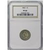 Image 1 : 1862 1C PR64 NGC. The shining surfaces and sharply def 