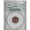 Image 1 : 1864 1C Bronze No L PR64 Red and Brown PCGS. While not 