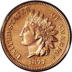 1877 1C PR61 Red and Brown ANACS. This attractive spec 
