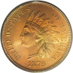 1879 1C PR66 Red PCGS. This boldly impressed represent 