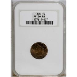 1896 1C PR66 Red and Brown NGC. The luminous and well- 