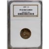 Image 3 : 1899 1C PR65 Red Cameo NGC. The base of the 1 in the d 