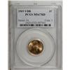 Image 1 : 1909 VDB 1C MS67 Red PCGS. A seemingly immaculate stra 