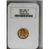 Image 1 : 1909 VDB 1C MS67 Red NGC. Vivid reddish-orange surface 