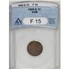 Image 1 : 1909-S VDB 1C Fine 15 ANACS. The chocolate-brown surfa 