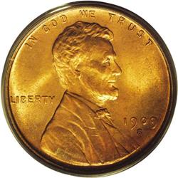 1909-S VDB 1C MS64 Red PCGS. For the grade assigned, t 