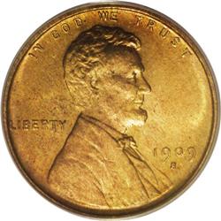 1909-S VDB 1C MS65 Red PCGS. Booming luster and a prec 