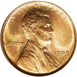 1909-S 1C MS66 Red PCGS. Ex: Joshua and Ally Walsh. A 