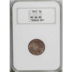 1911 1C MS66 Red NGC. The sparkling reddish-orange sur 