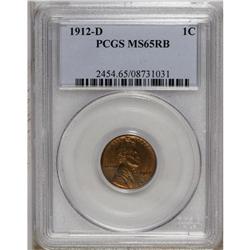 1912-D 1C MS65 Red and Brown PCGS. The surfaces are la 