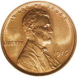 1916 1C MS67 Red PCGS. Ex: Joshua and Ally Walsh. Lust 