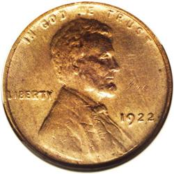 1922 No D 1C Strong Reverse--Cleaned--ANACS. AU55 Deta 