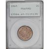 Image 1 : 1865 2C MS65 Red PCGS. The devices are sharply struck, 