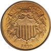 Image 1 : 1870 2C MS64 Red PCGS. Nearly 20 million two cent piec 