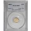 Image 1 : 1862/1 3CS MS64 PCGS. FS-007. This lustrous chestnut-t 