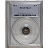 Image 1 : 1872 3CS PR65 PCGS. A deeply reflective Gem that has h 