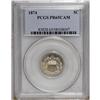 Image 1 : 1874 5C PR65 Cameo PCGS. Easily one of the most appeal 