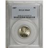 Image 1 : 1887 5C MS65 PCGS. Following the low-mintage 1885 and 