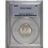 Image 3 : 1895 5C MS65 PCGS. Light green-gray toning endows this 