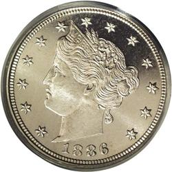 1886 5C PR66 Cameo PCGS. Thanks to their associated bu 