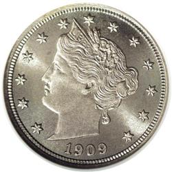 1909 5C PR68 NGC. The design elements are sharply brou 