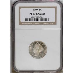 1909 5C PR67 Cameo NGC. Among 20th century Liberty nic 