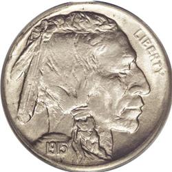 1915-D 5C MS65 PCGS. Mostly untoned with thick, satiny 