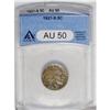 Image 1 : 1921-S 5C AU50 ANACS. Nicely struck for this issue wit 