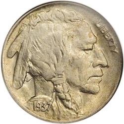 1937-D 5C Three-Legged MS64 NGC. FS-020.2. A famous an 