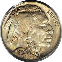 1937-D 5C Three-Legged MS64 PCGS. This is a near-Gem w 