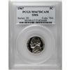 Image 1 : 1967 5C SMS MS67 Deep Cameo PCGS. A flashy Superb Gem 