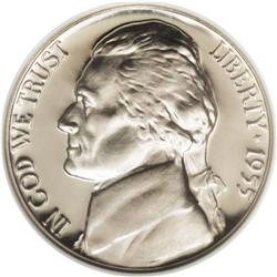 1955 5C PR69 Ultra Cameo NGC. A spectacular white-on-b 