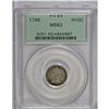 Image 3 : 1795 H10C MS62 PCGS. V-4, R.4. Readily attributable by 