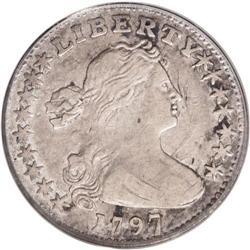 1797 H10C 16 Stars VF20 PCGS. V-4, LM-2, R.4. Pastel g 